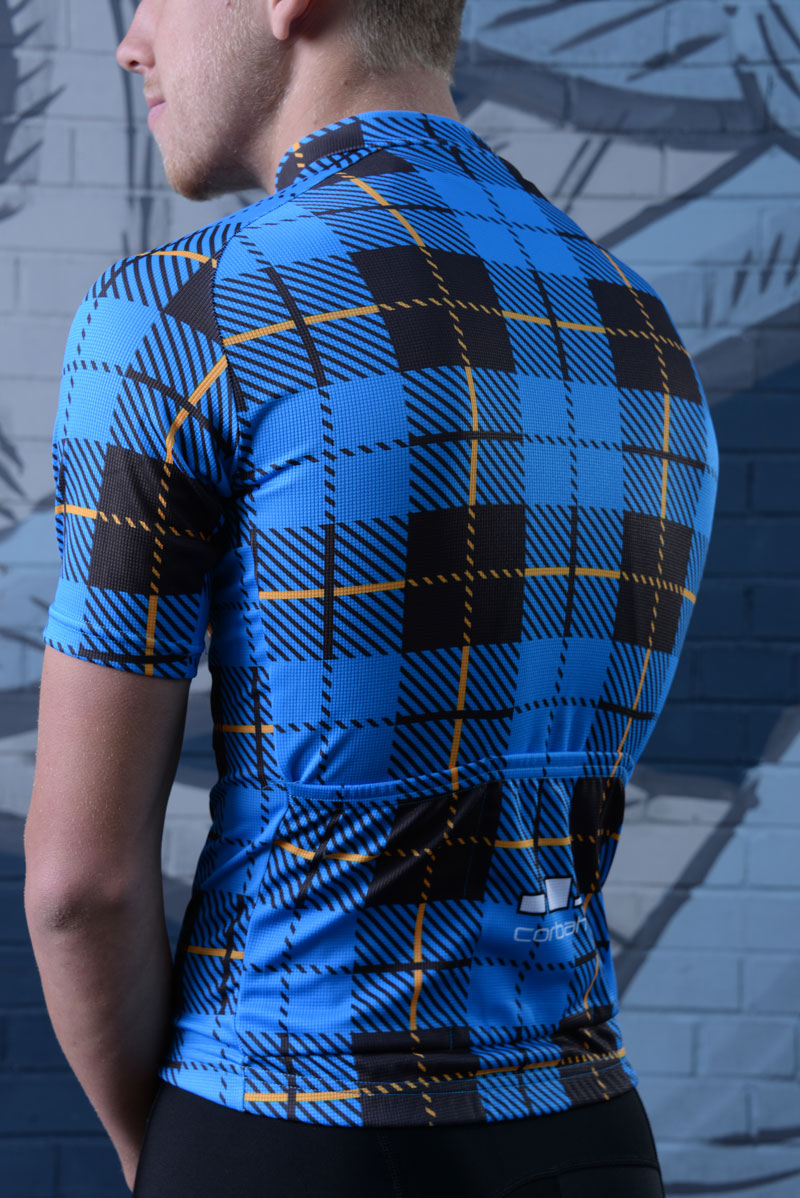 The Scotsman Tartan Cycling Jersey corbah