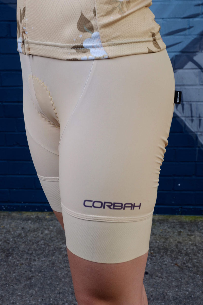 Women's Some Her Yellow Bib Shorts Corbah