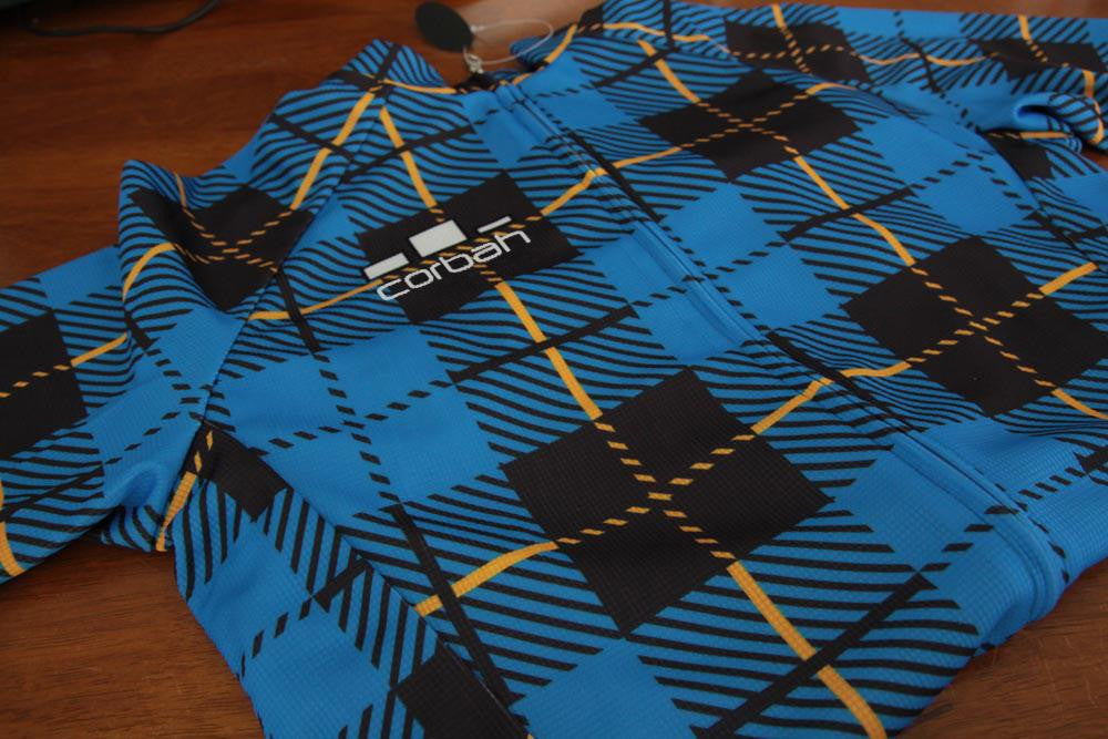 The Scotsman Tartan Cycling Jersey corbah