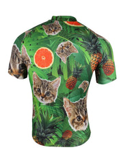 Kitty Pineapple Short Sleeve Cycling Jersey corbah