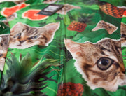 Kitty Pineapple Short Sleeve Cycling Jersey corbah