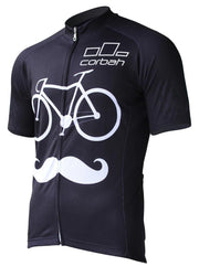 Bicycle Mustache Cycling Jersey corbah
