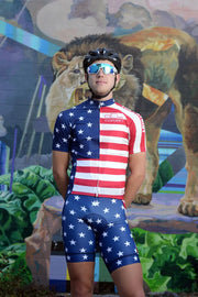 The Patriot American Flag Cycling Jersey corbah