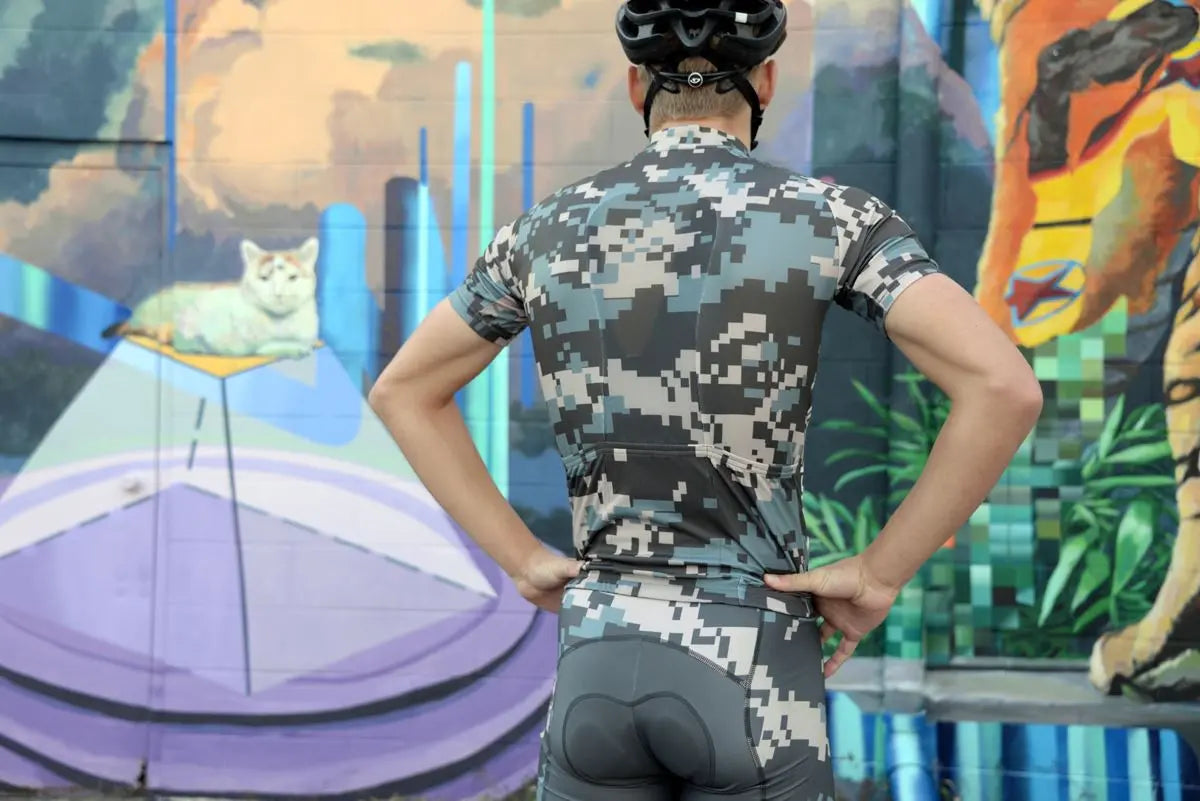 The Weekend Warrior Digital Camo Cycling Jersey corbah