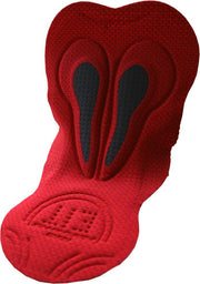Red chamois pad used in the GC Peloton Suit.