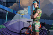 Kitty Pineapple Short Sleeve Cycling Jersey corbah