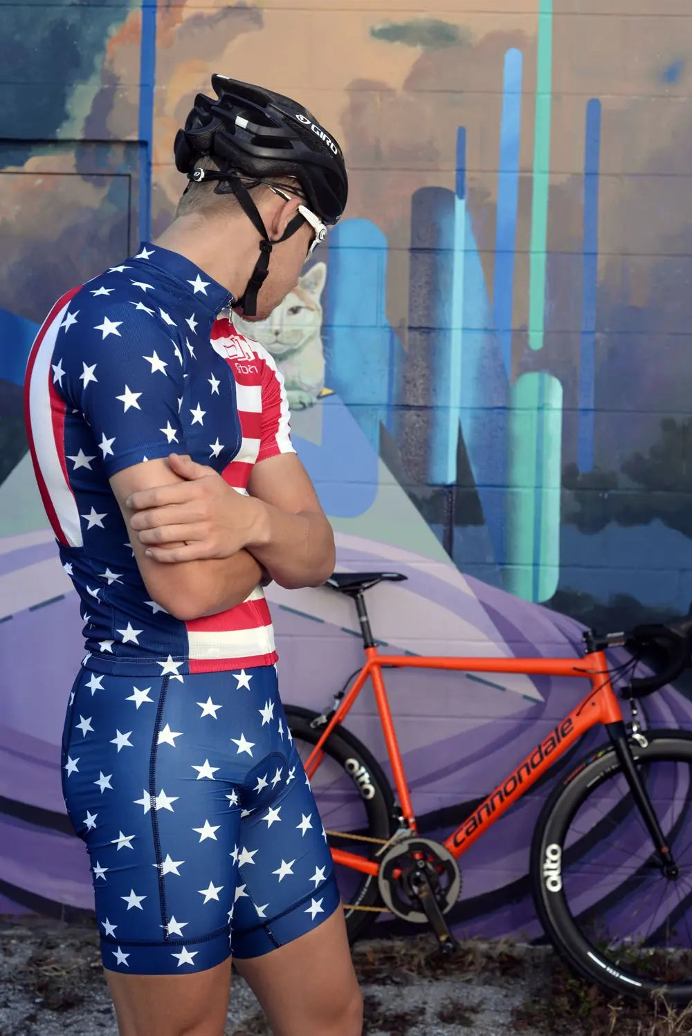 The Patriot American Flag Cycling Jersey corbah