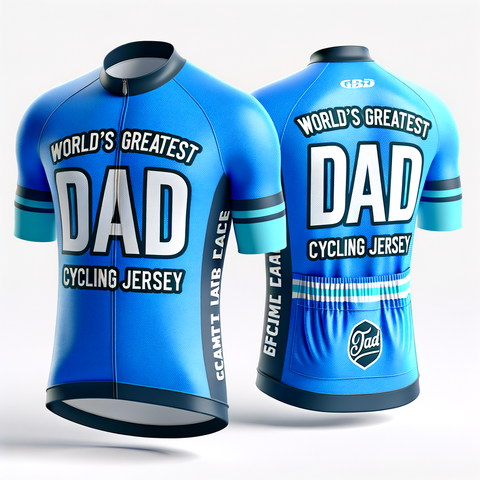 Worlds Greatest Dad Cycling Jersey